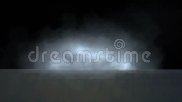 抽象烟雾穿过大海视频的预览图