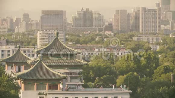 北京城市景观全景传统民居视频的预览图