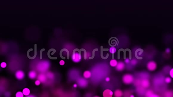 紫色发光浅场深现代计算机生成背景三维渲染视频的预览图