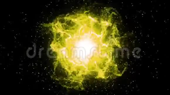 大爆炸大黄爆在空间大爆炸宇宙的起源天文循环背景视频的预览图