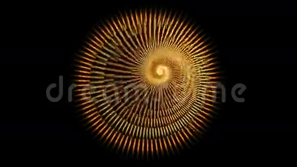 抽象黄金隧道视频的预览图