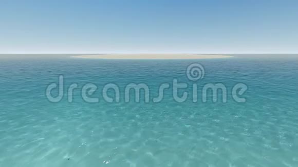 热带海滩碧蓝的大海视频的预览图