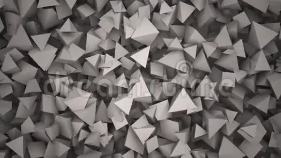 运动暗几何形抽象背景视频的预览图
