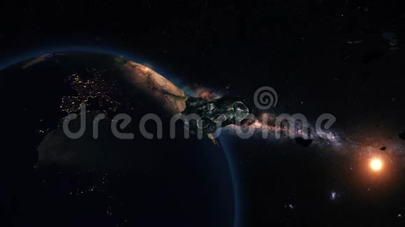 CGI空间场景视频的预览图