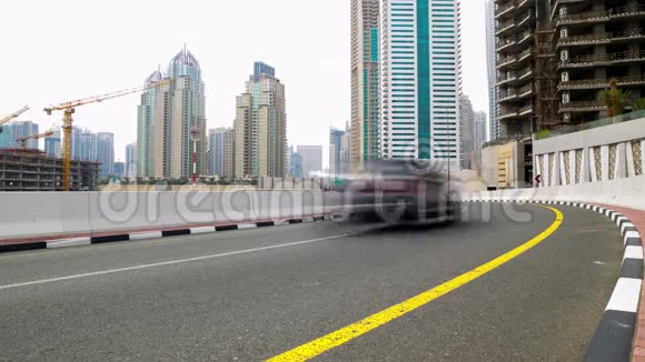 迪拜码头地区的施工时间视频的预览图