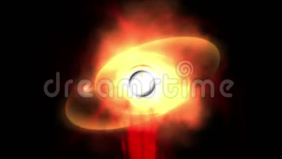 抽象眼爆炸粒子烟花动力能量射线背景视频的预览图