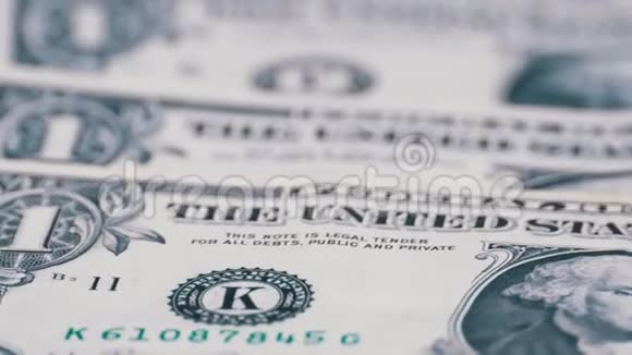 美元美元美国纸币的价值视频的预览图