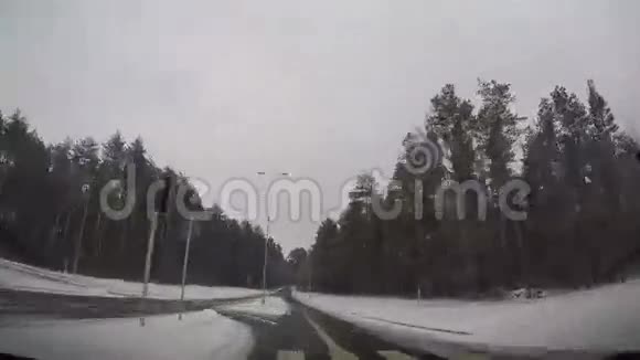 森林公路快速行驶视频的预览图