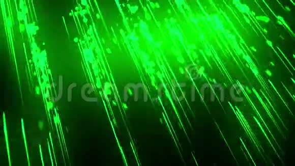 辉光粒子的轨迹是绿色的视频的预览图
