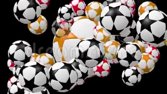 足球有星星的足球视频的预览图