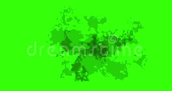 多抽象泼墨颜料刷横竖笔画黑白过渡色键绿屏视频的预览图