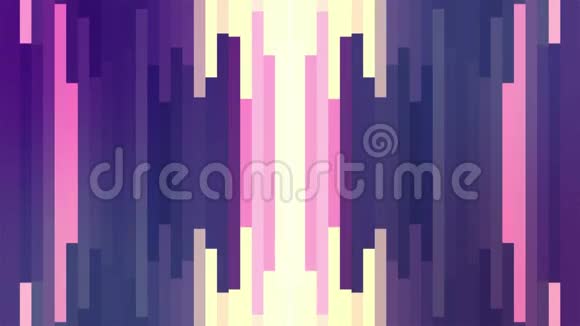 抽象柔和紫色移动垂直像素块背景动画新品质假日通用动态视频的预览图