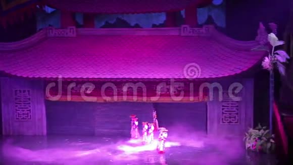 水木偶表演河内越南视频的预览图