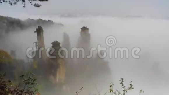 中国张家界国家公园神通山视频的预览图