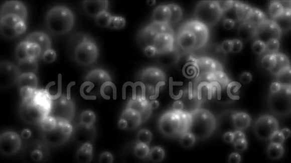 泡球气泡气球纹理背景卵细胞颗粒背景视频的预览图