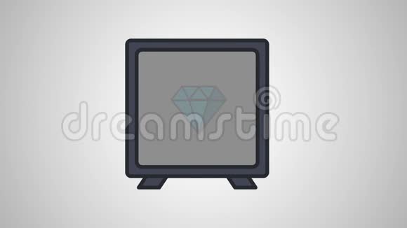 钻石内部强框高清动画视频的预览图