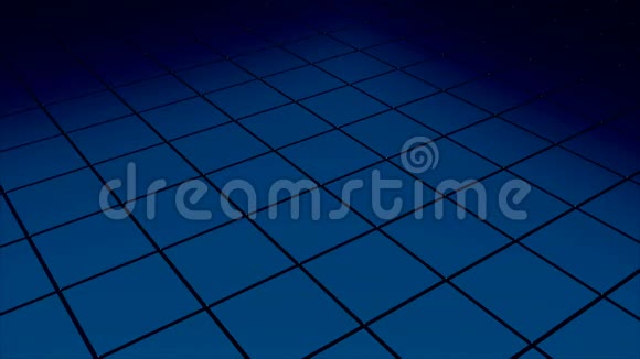 金属地板与瓷砖抽象三维渲染计算机生成背景视频的预览图