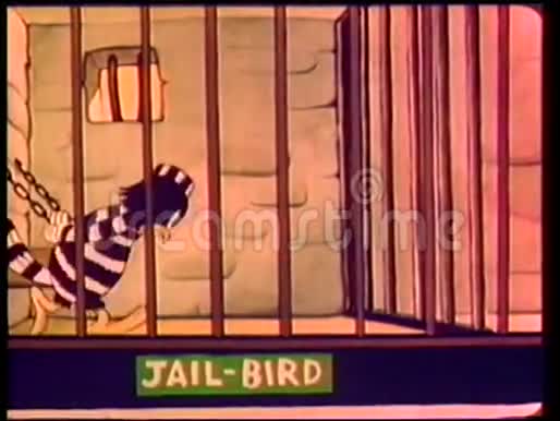卡通监狱的鸟视频的预览图