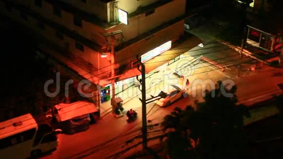 晚上在泰国帕塔亚市视频的预览图