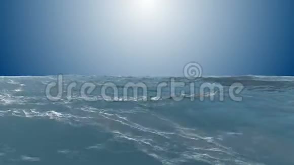 海洋液态水流动自然喷雾波环境能量行星视频的预览图