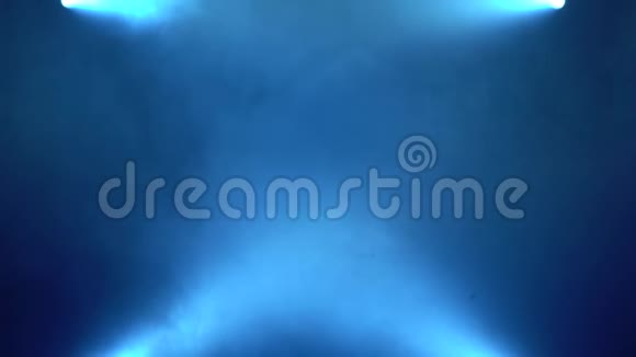 蓝烟背景灯泛光灯视频的预览图