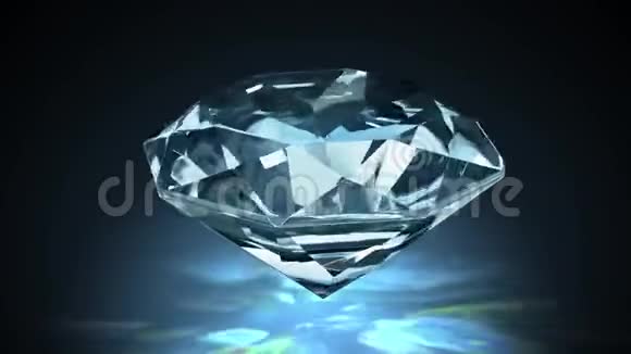 大旋转钻石的特写镜头循环动画视频的预览图
