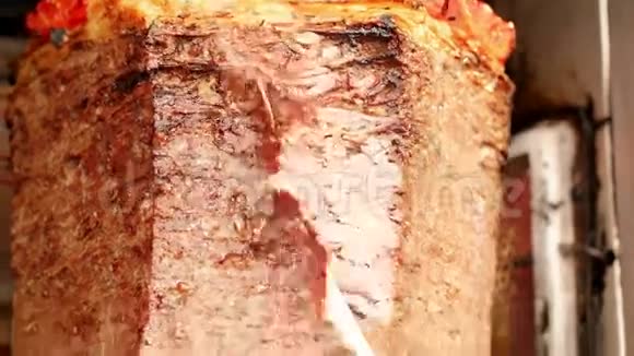 火鸡肉串土耳其最受欢迎的食物视频的预览图