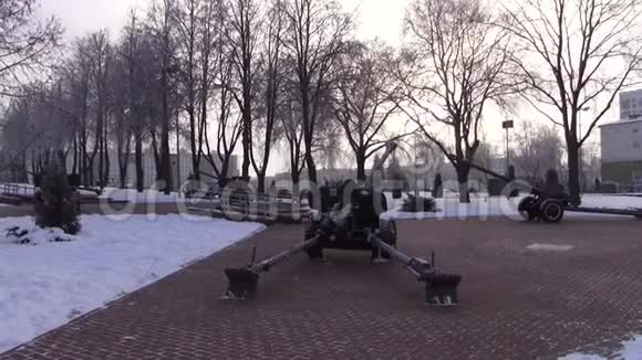 冬季城市维特布斯克视频的预览图