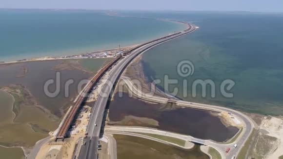 克里米亚大桥控制中心和道路交叉口于2018年4月26日视频的预览图