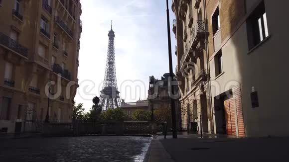 埃菲尔旅游和巴黎街视频的预览图
