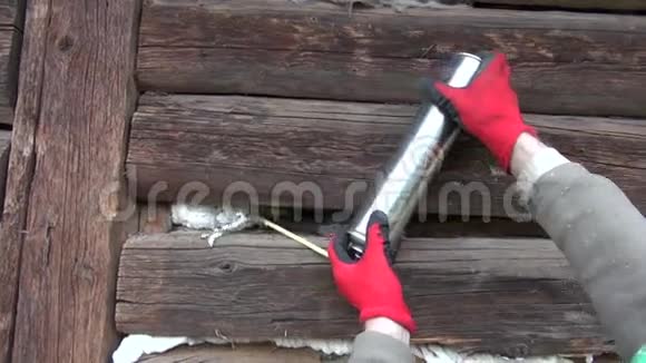 木质房屋墙体保温视频的预览图