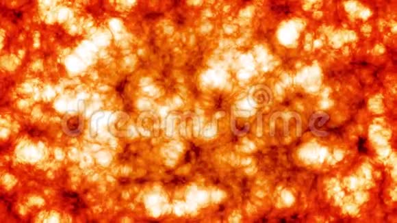 太阳锋靠近太阳的抽象背景面橙色火焰云视频的预览图