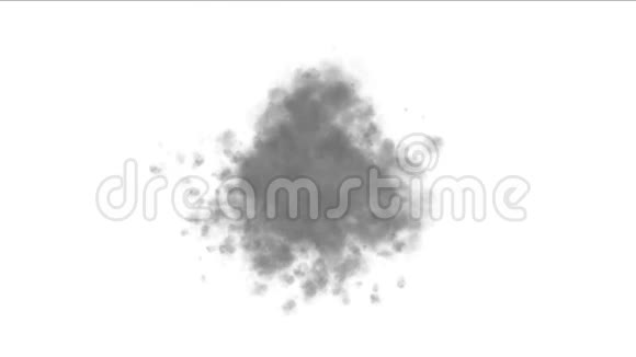 爆炸粒子雾气体蒸汽烟雾热云烟花背景视频的预览图