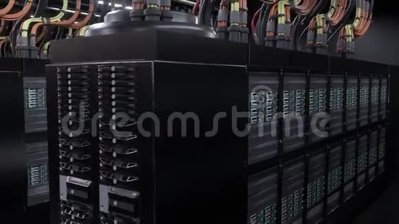 数字服务器机房背景视频的预览图