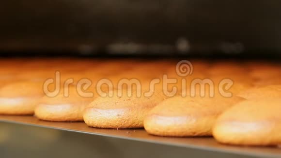 面包店食品生产食品厂的面包制品烘焙制造业视频的预览图