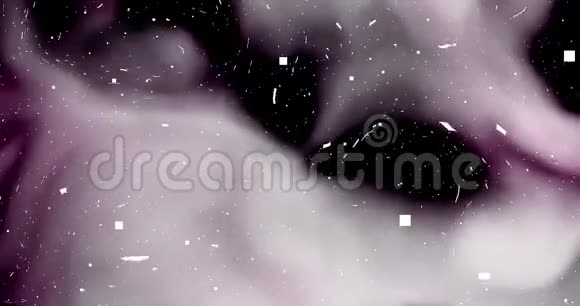 4k409625fps白色方块在塑状星云的无缝循环视频视频的预览图