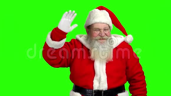 圣诞老人有色人种背景视频的预览图