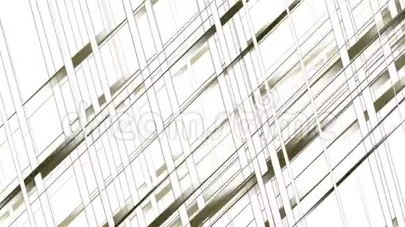 抽象玻璃线编织金属基体背景网格缆绳视频的预览图
