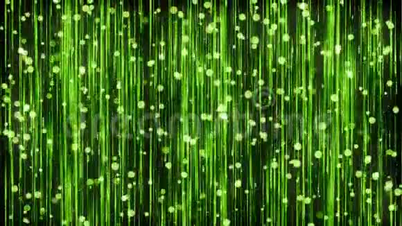 绿色粒子背景视频的预览图
