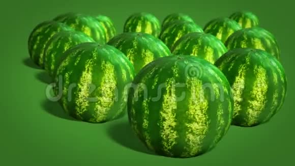 新鲜多汁的西瓜视频的预览图