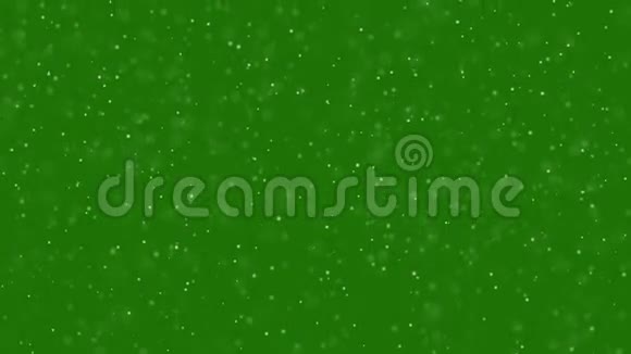 绿色屏幕上的粒子视频的预览图