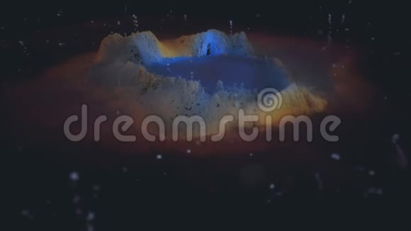 螺旋星云独特的粒子娱乐视频的预览图