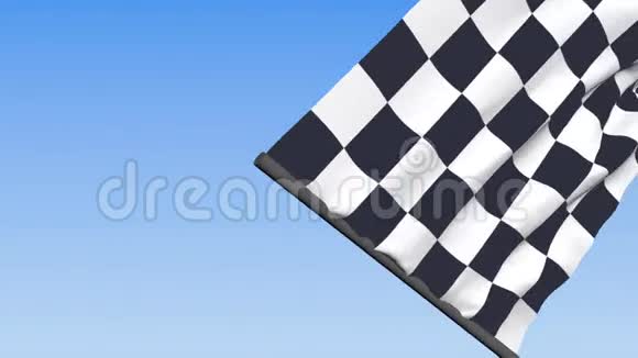 格子赛车旗视频的预览图