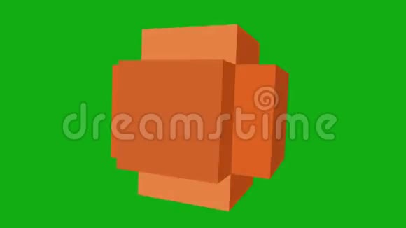 立方体旋转动画视频的预览图