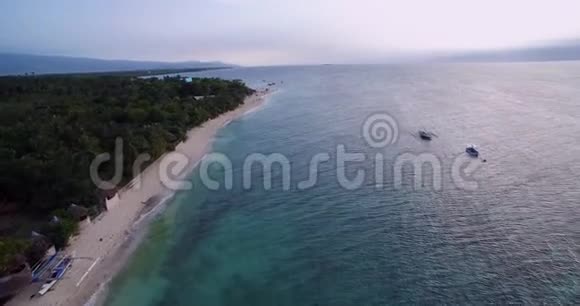 摩尔布尔的白沙滩菲律宾宿务省非常受欢迎的海滩视频的预览图