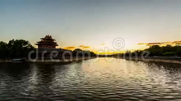 日落在紫禁城视频的预览图