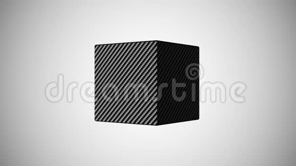 3D黑色立方体4k视频视频的预览图