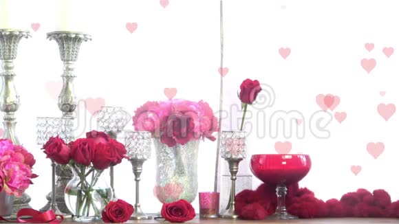 浪漫的情人节展示循环视频的预览图