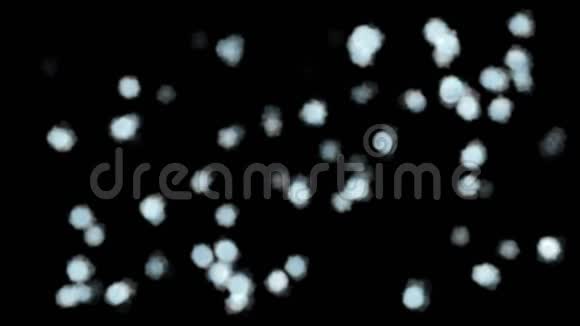 抽象雾点棉尘烟雾孢子微生物细菌背景视频的预览图
