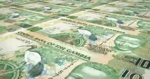 冈比亚的十张赌币现金循环视频的预览图